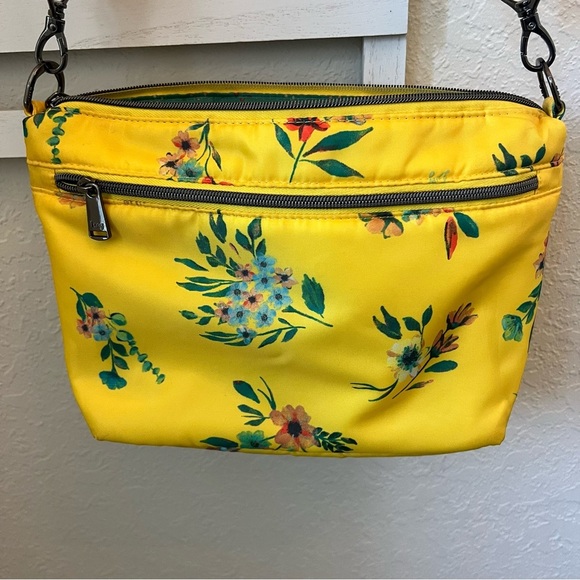 Lug RFID Quilted Crossbody Strap Flare 2 in Bouquet Yellow - Picture 5 of 9